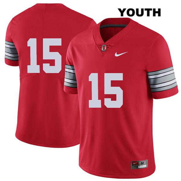 Ohio State Buckeyes Youth Josh Proctor #15 Red Authentic Nike 2018 Spring Game No Name College NCAA Stitched Football Jersey UH19J20WU